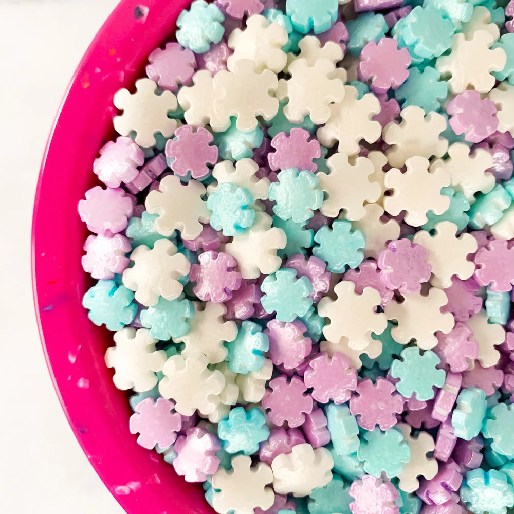Pearlized Snowflake Sprinkles - Image 3