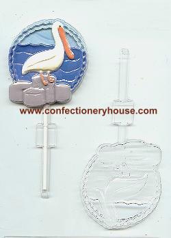 Pelican Pop Candy Mold