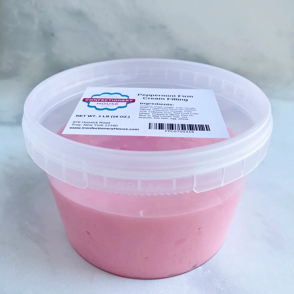 Peppermint Scoop-Ums Firm Cream Candy Filling 1 lb.