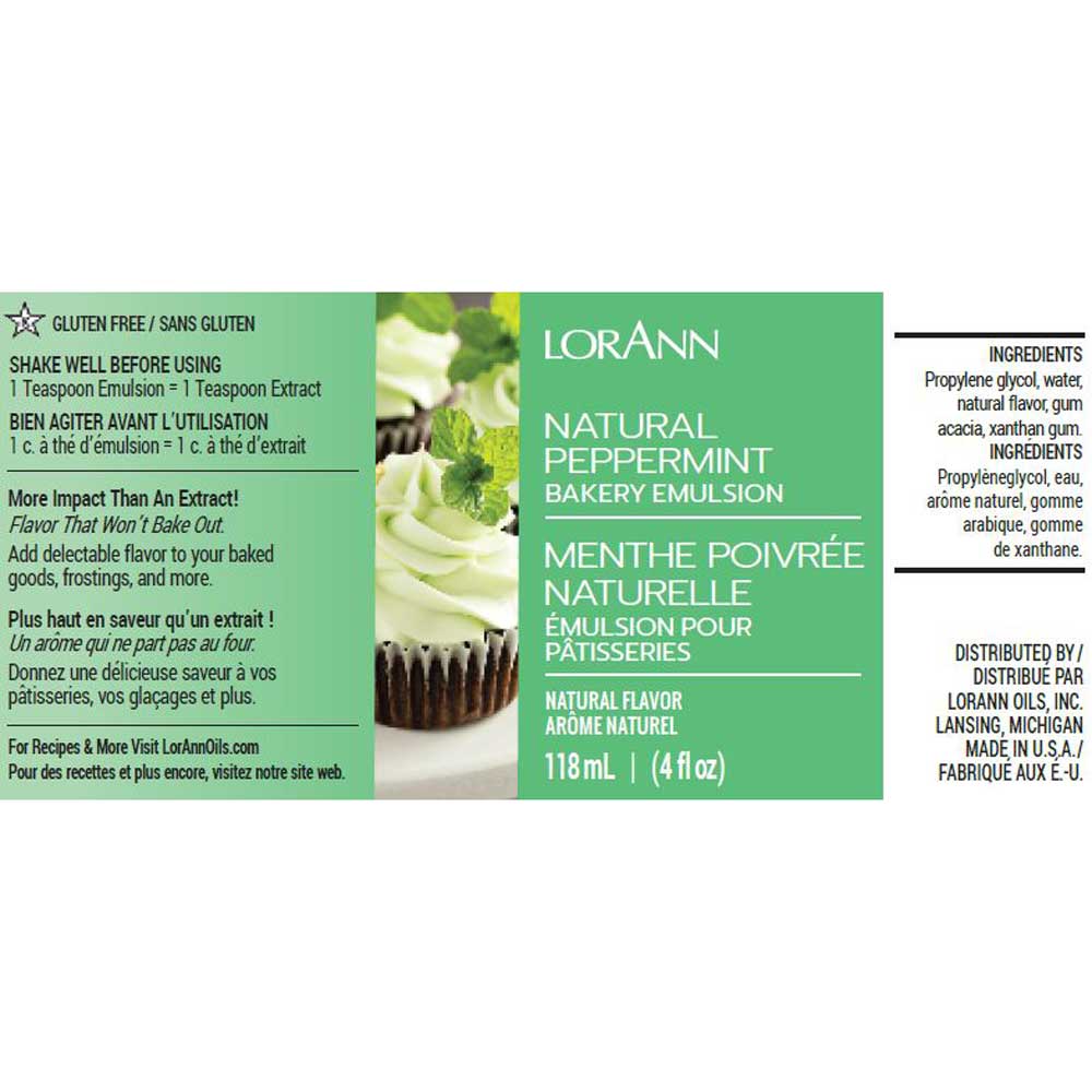 Peppermint Natural Bakery Emulsion - Image 2