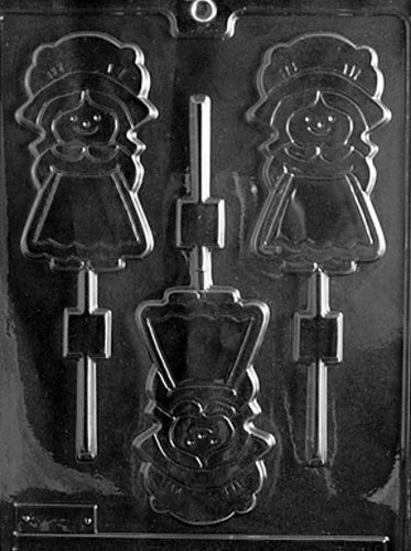 Pilgrim Girl Pop Candy Mold