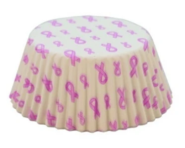 Pink Ribbon Baking Cup
