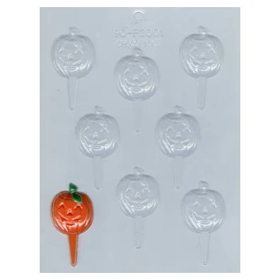 Pumpkin Cupcake Pick Chocolate Mold