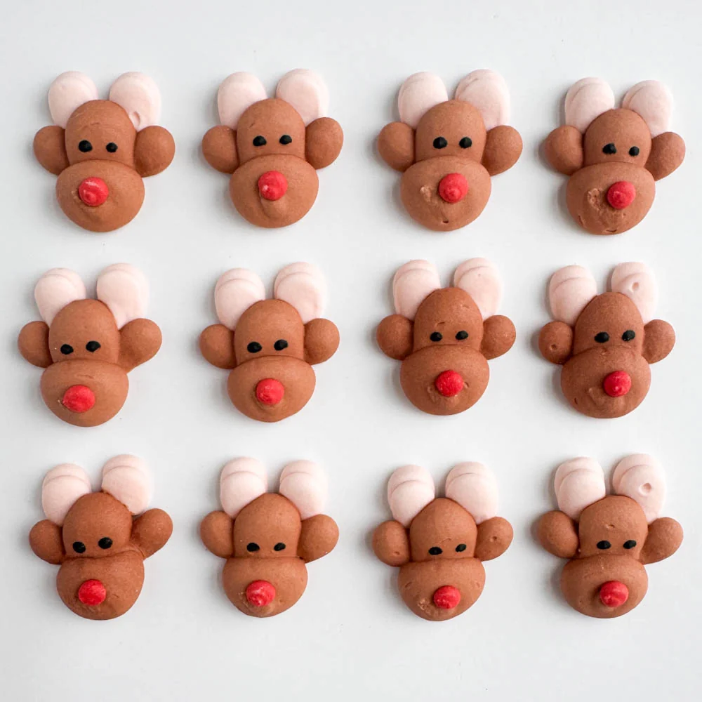 Reindeer Royal Icing Decorations