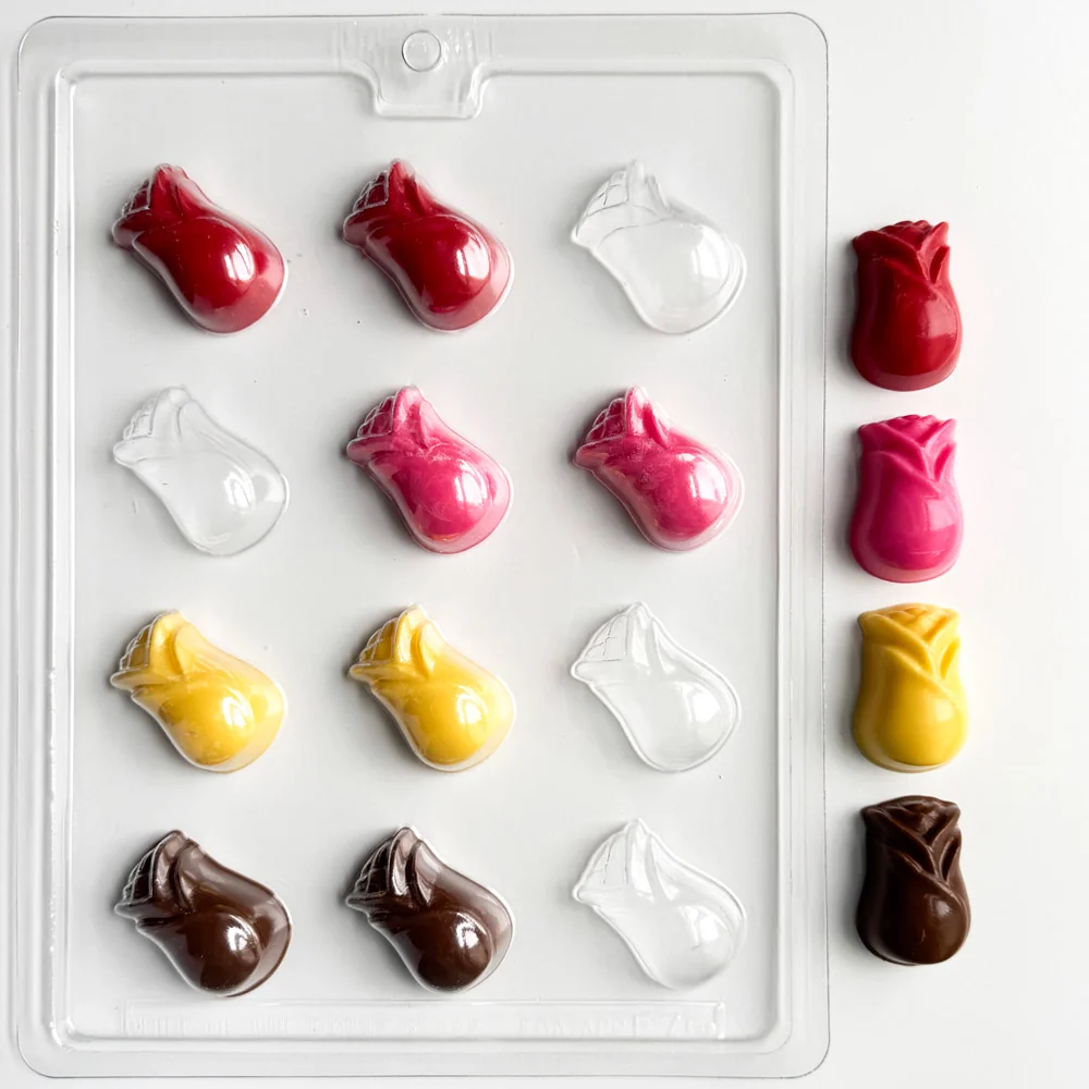 Rose Bud Candy Mold