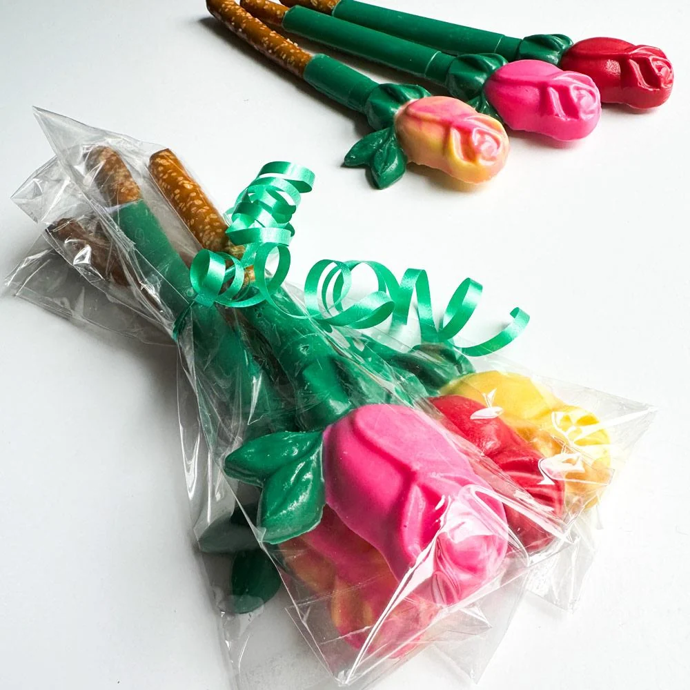 Rose Pretzel Rod Candy Mold - Image 2