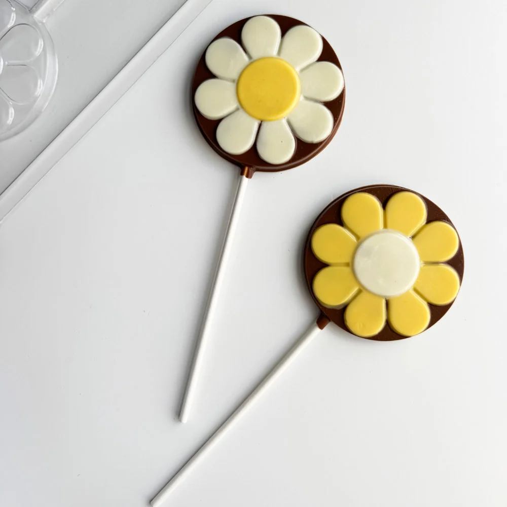 Round Flower Pop Candy Mold - Image 3