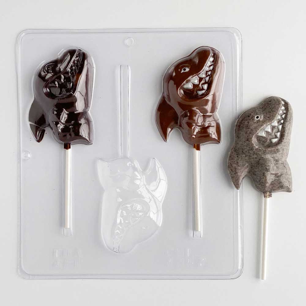 Shark Lollipop Candy Mold