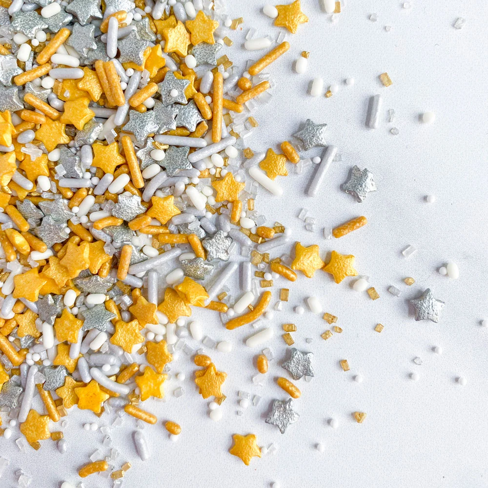 Silver And Gold Sprinkle Mix - Image 2