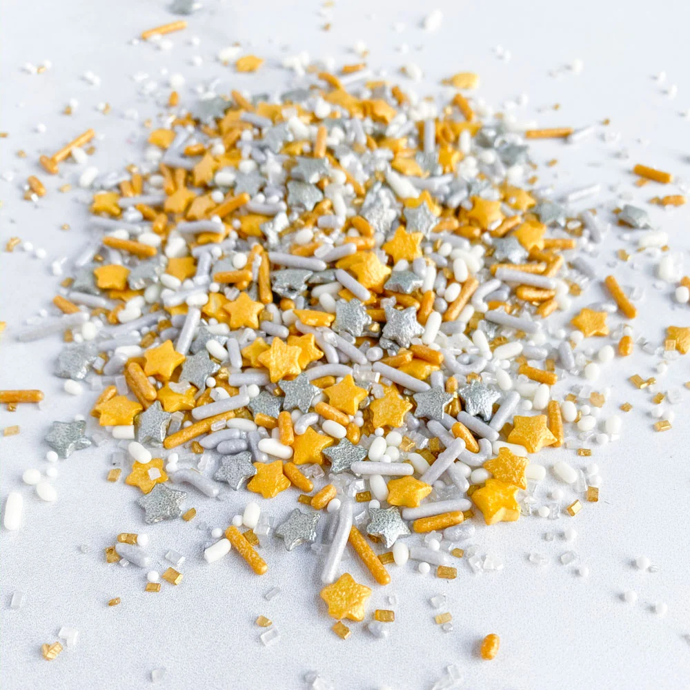 Silver And Gold Sprinkle Mix - Image 3