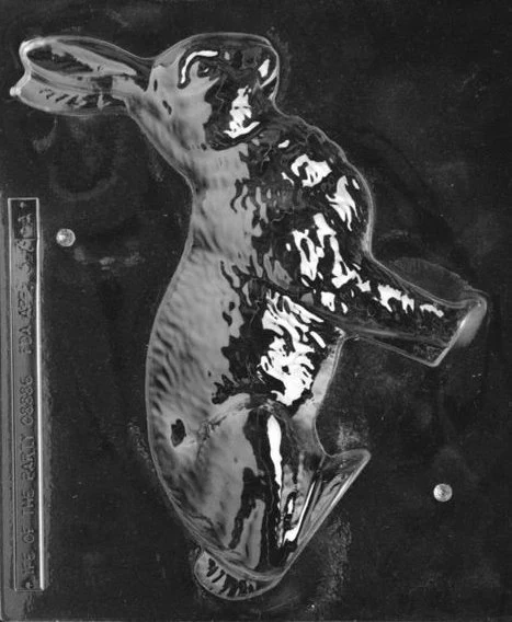 3D Sitting Bunny Large Candy Mold Part A