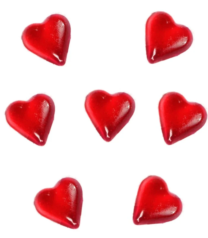 Small 1 1/4" Hearts Hard Candy Mold - Image 2