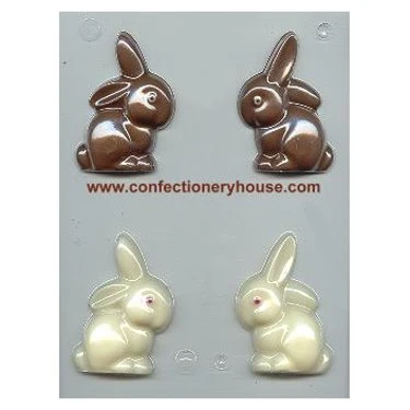 Small 3D Flop Eared Bunny Candy Mold