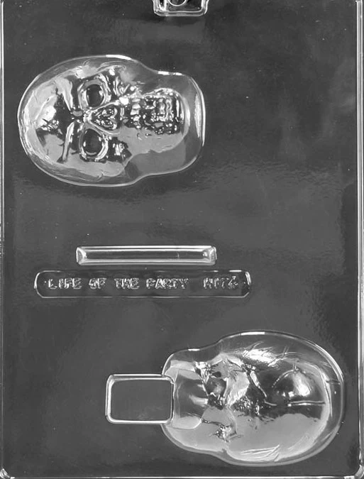 Small 3D Skull Chocolate Mold