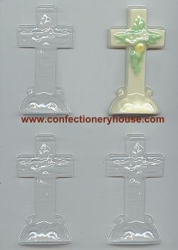 Small Cross With Base Candy Mold