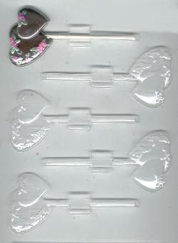 Small Double Hearts Pop Candy Mold