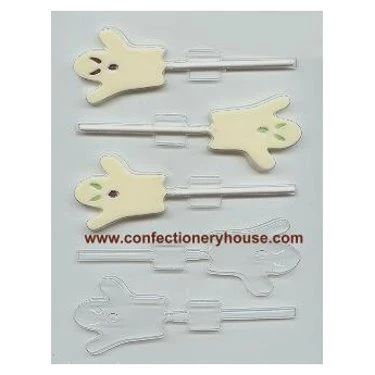 Small Ghost Lollipop Chocolate Mold
