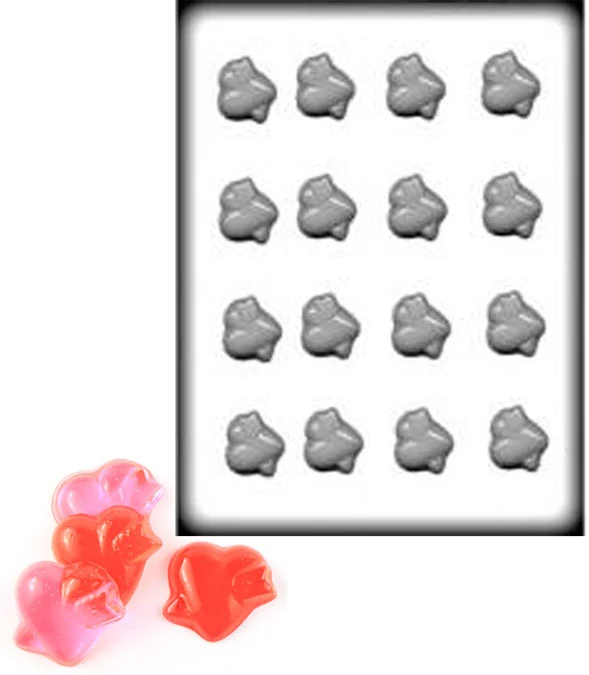 Small Heart With Arrow Hard Candy Mold
