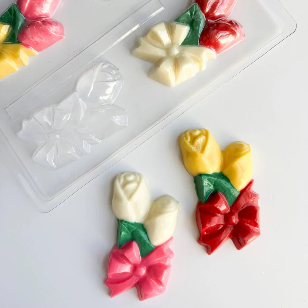 Small Rose Corsage Candy Mold - Image 2