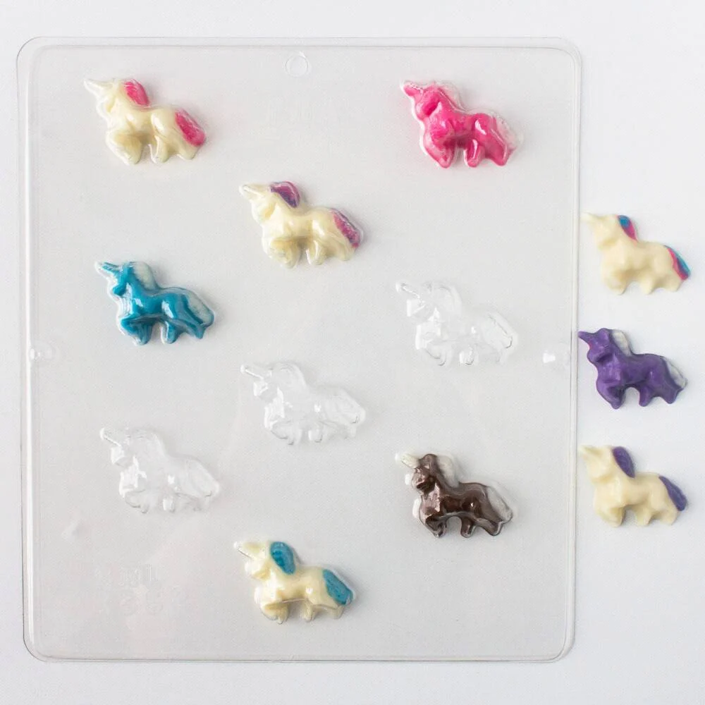 Small Unicorn Pieces Candy Mold