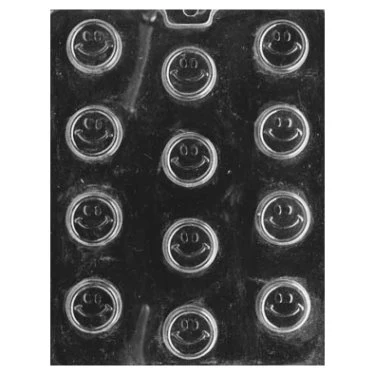 Smiley Face Buttons Candy Mold