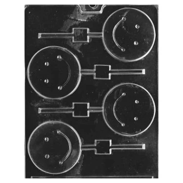 Smiley Face Pop Candy Mold