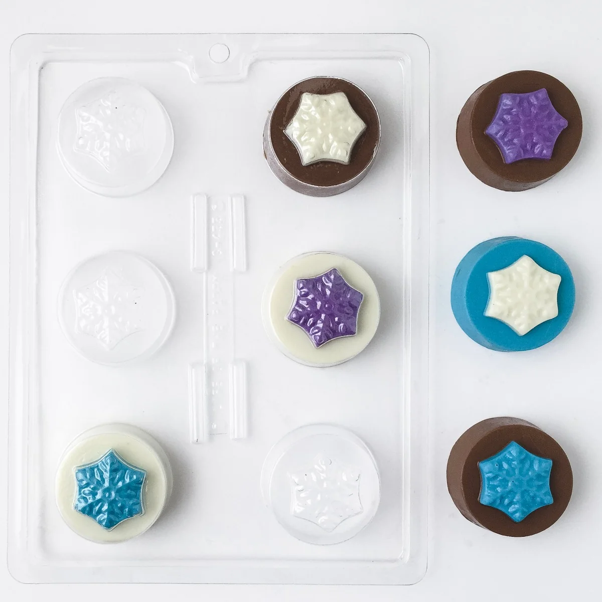 Snowflake Sandwich Cookie Mold