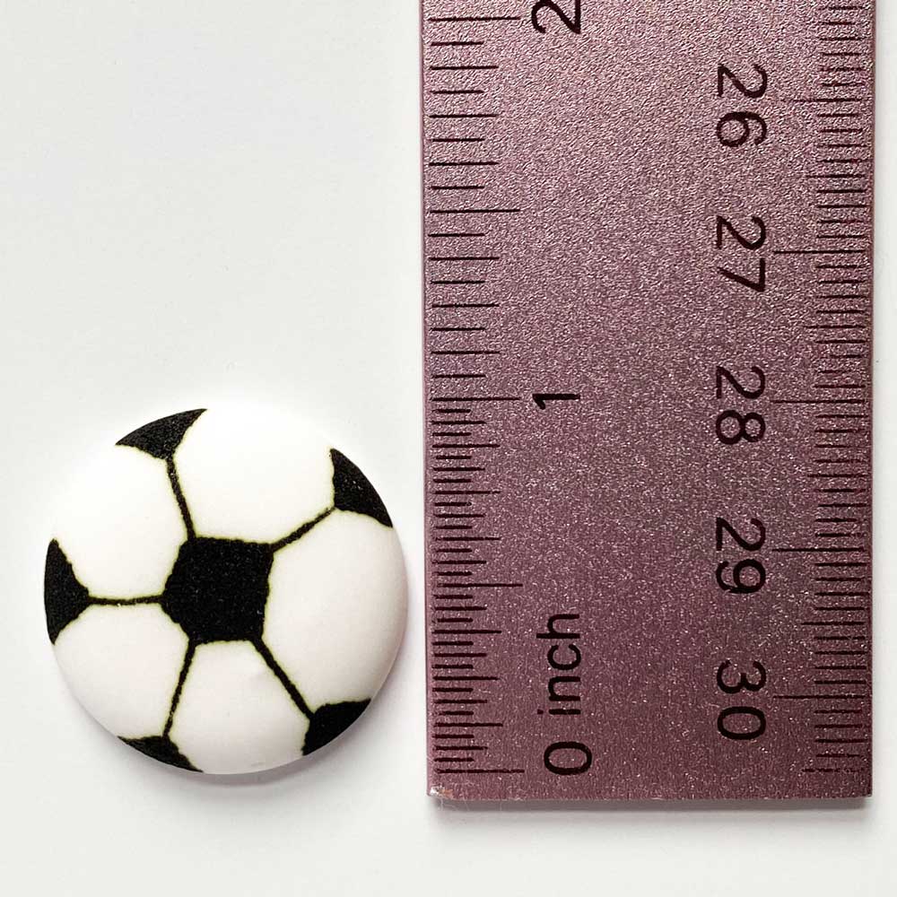 Soccer Ball Icing Decorations - Image 2