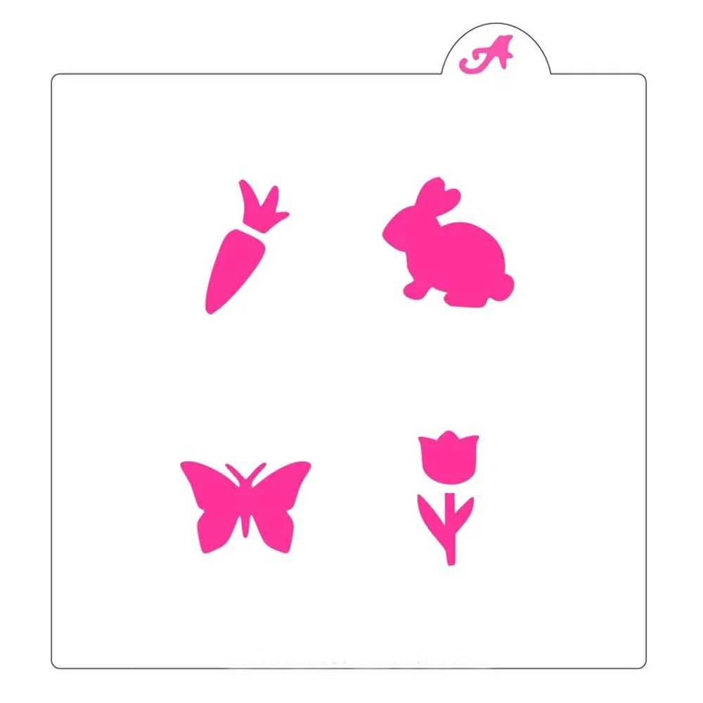 Spring Sandwich Cookie Stencil