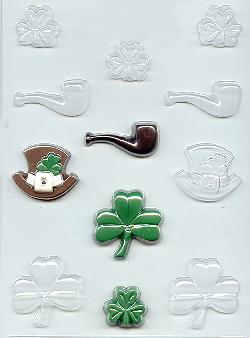 St. Patrick's Assortment Candy Mold