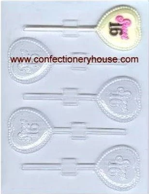 Sweet 16 Pop Candy Mold