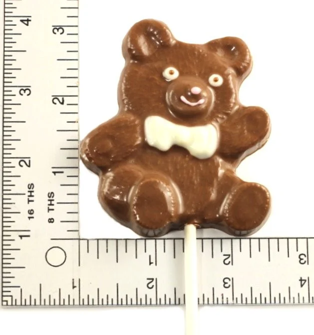 Teddy Bear With Bow Lollipop Chocolate Mold - Image 3