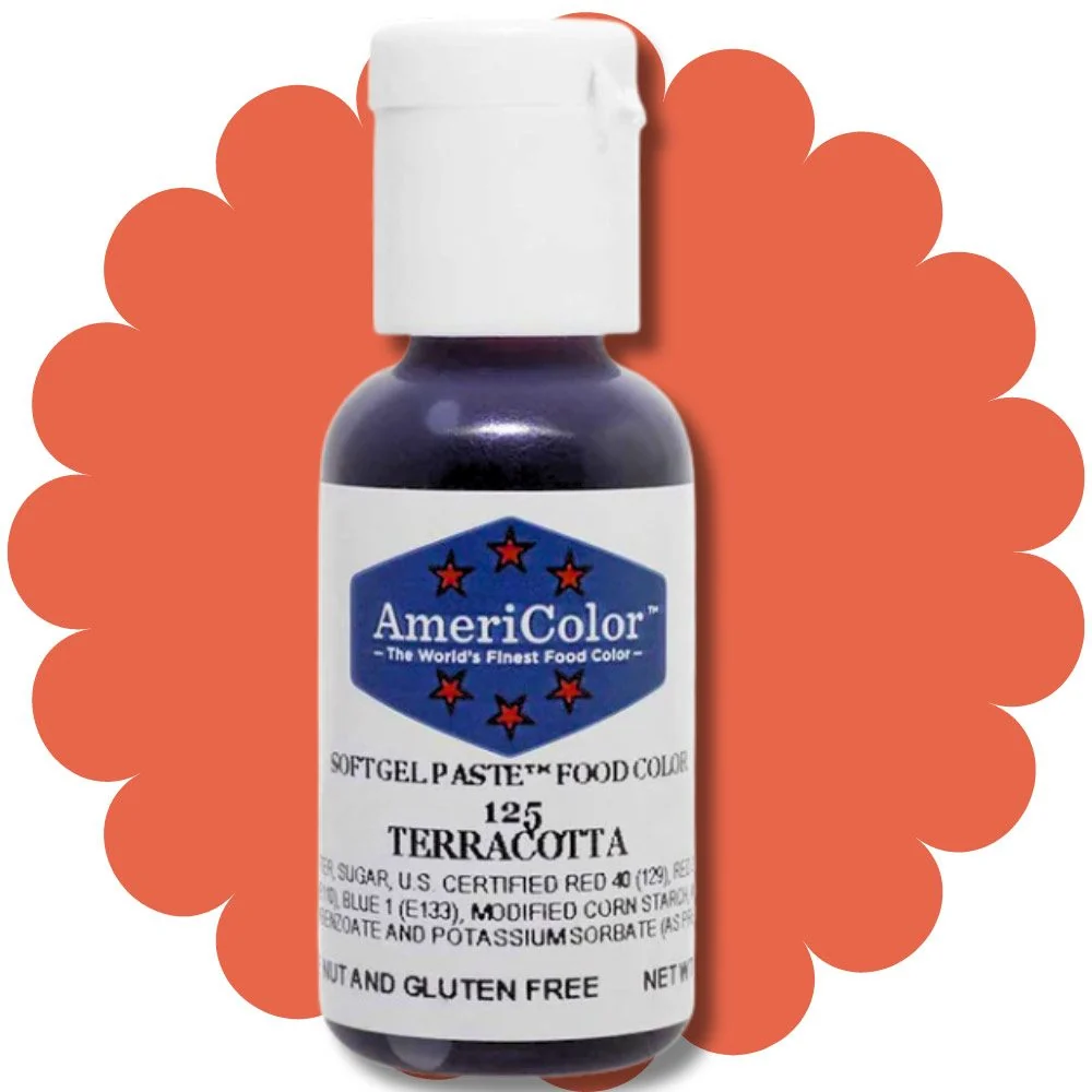 Terracotta AmeriColor Gel Paste Food Color