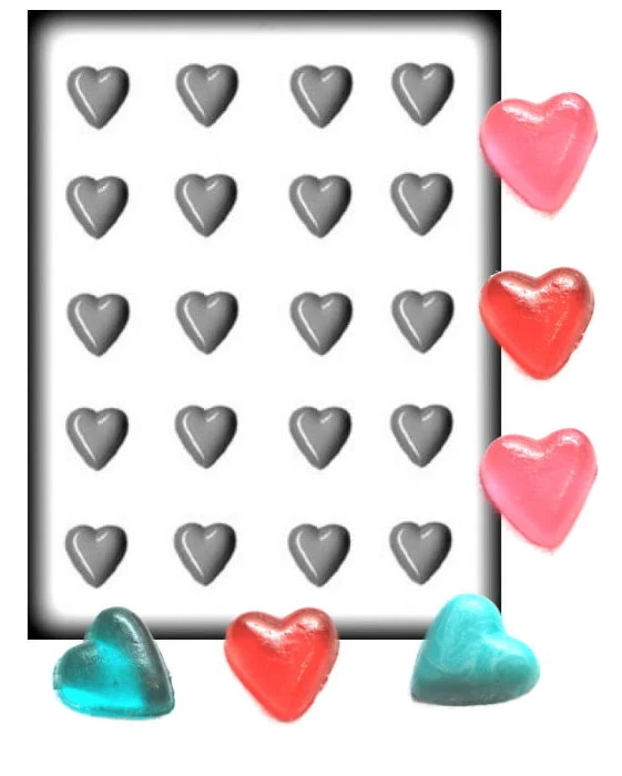 Tiny Hearts Hard Candy Mold