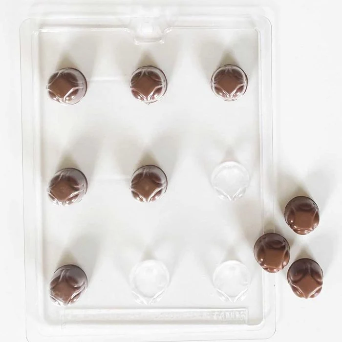 Traditional Round Pieces Chocolate Mold