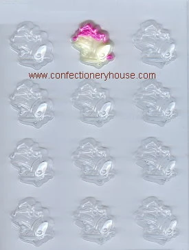 Triple Bells Candy Mold
