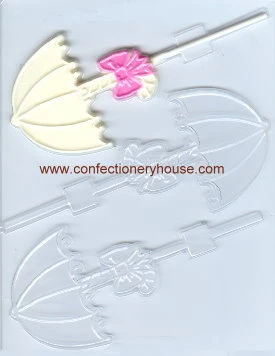 Umbrella Lollipop Chocolate Mold