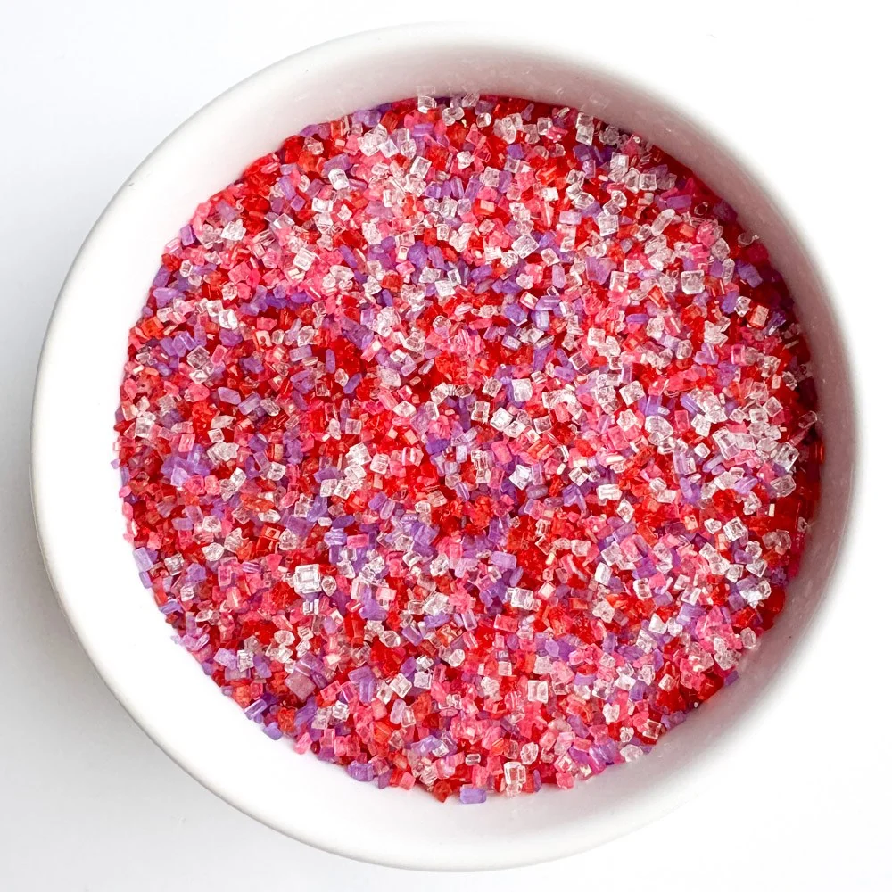 Valentine's Mix Coarse Sugar Crystals