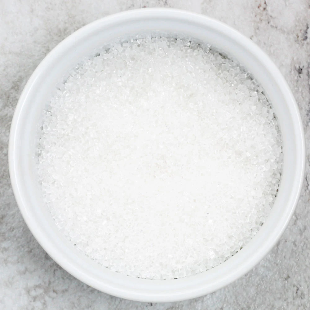 White Coarse Sugar Crystals
