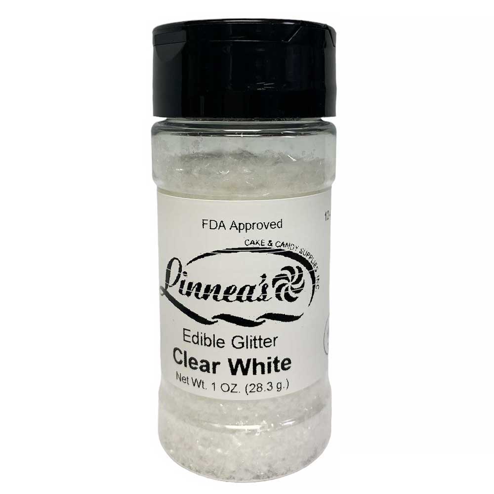 White Edible Glitter