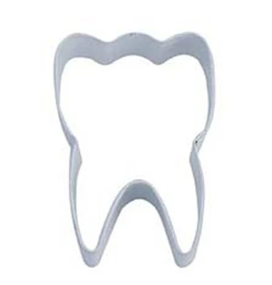 White Tooth Cookie Cutter