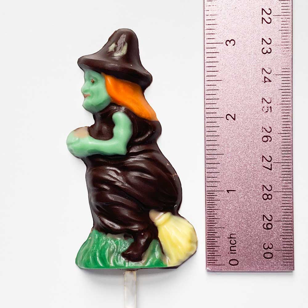 Witch On Broom Lollipop Chocolate Mold - Image 2