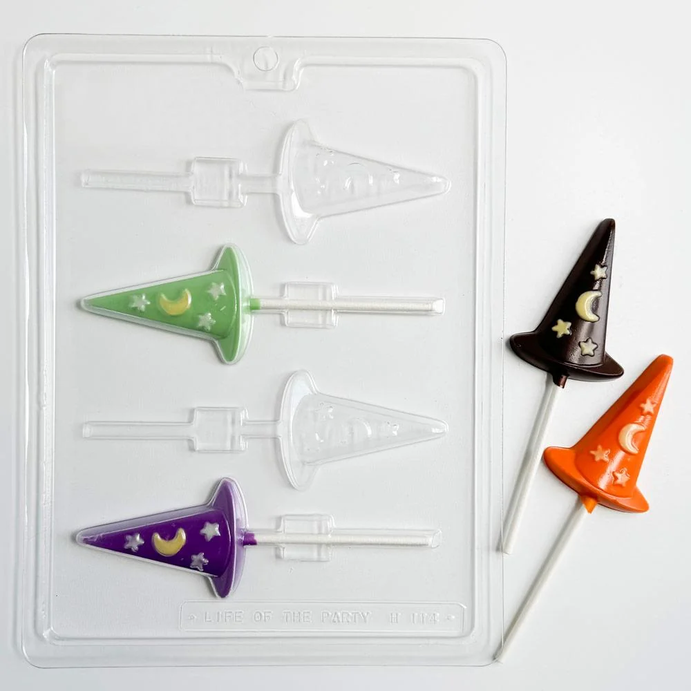 Witch or Wizard Hat Lollipop Chocolate Mold