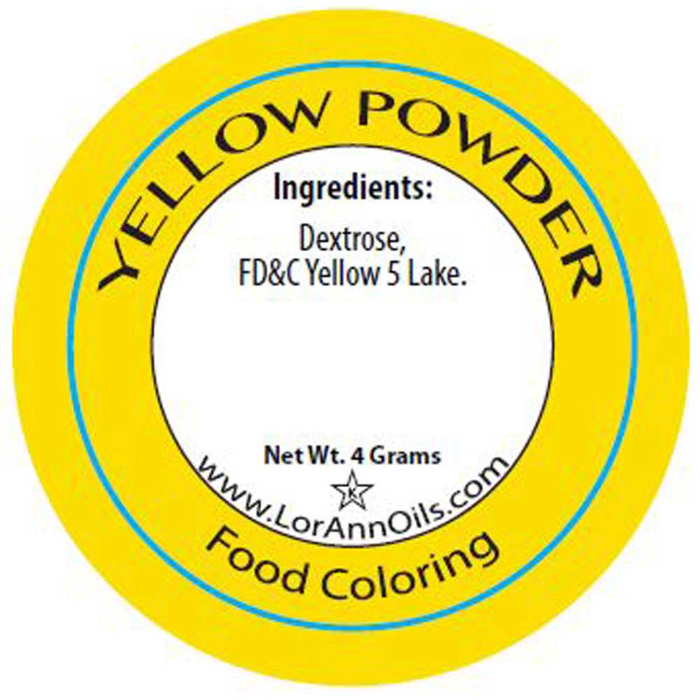 Yellow Powder Food Color - Image 2